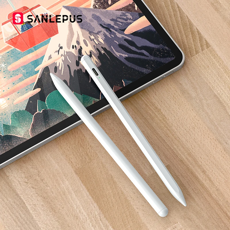 Стилус SANLEPUS для рисования сенсорная ручка Apple Pencil 2 iPad Pro 11 12 9 2020 2018 2019 6th 7th mini 5 Air 3 с
