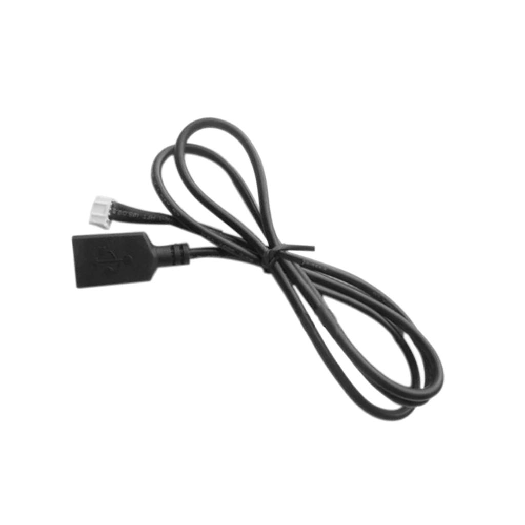 USB Cable Female Adapter 4Pin USB Cable For Peugeot 207 307 308 408 508 for Citroen with RD43 RD45 RD9 CD Player