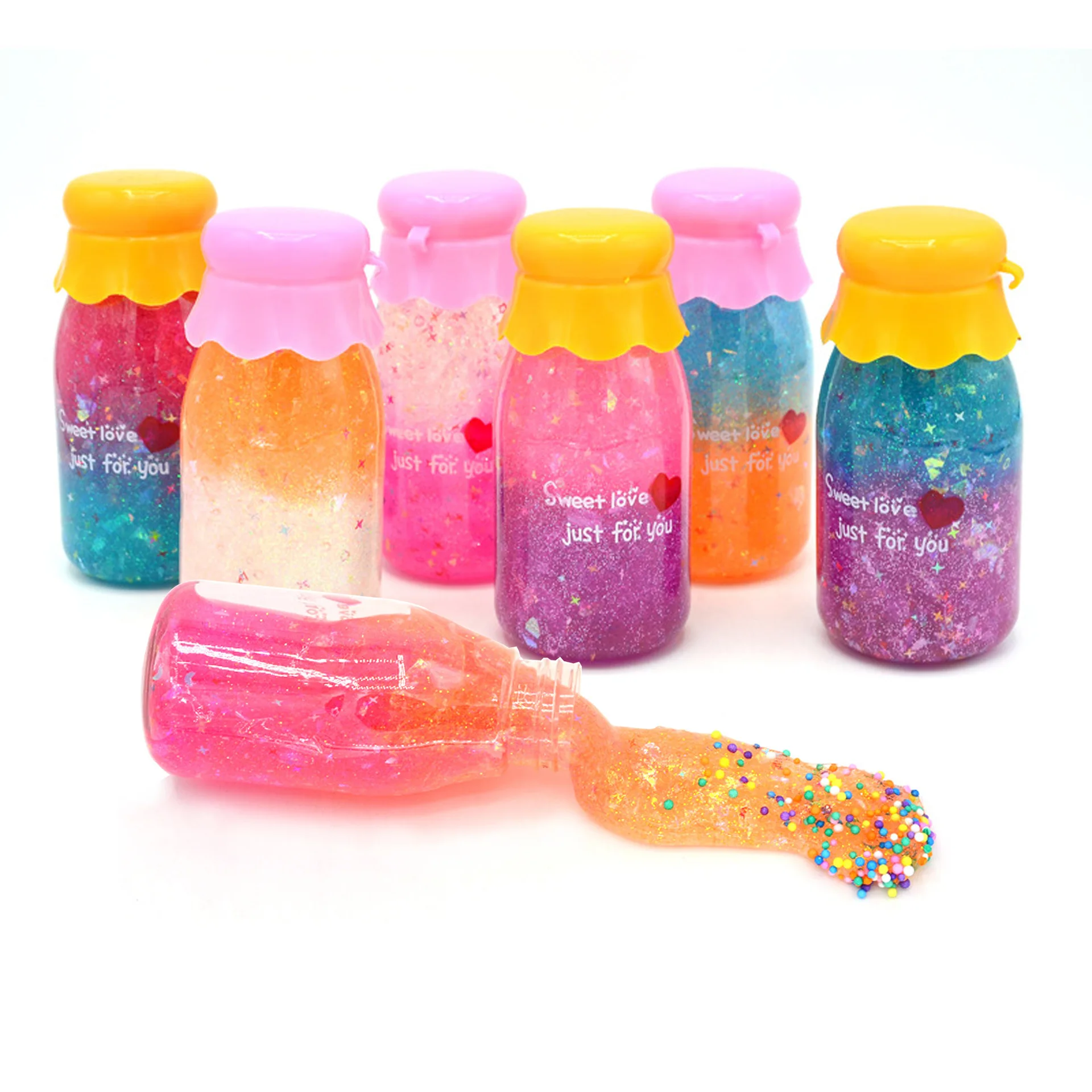 6 бутылок прозрачной глины экологически чистой безвкусной новой развивающей