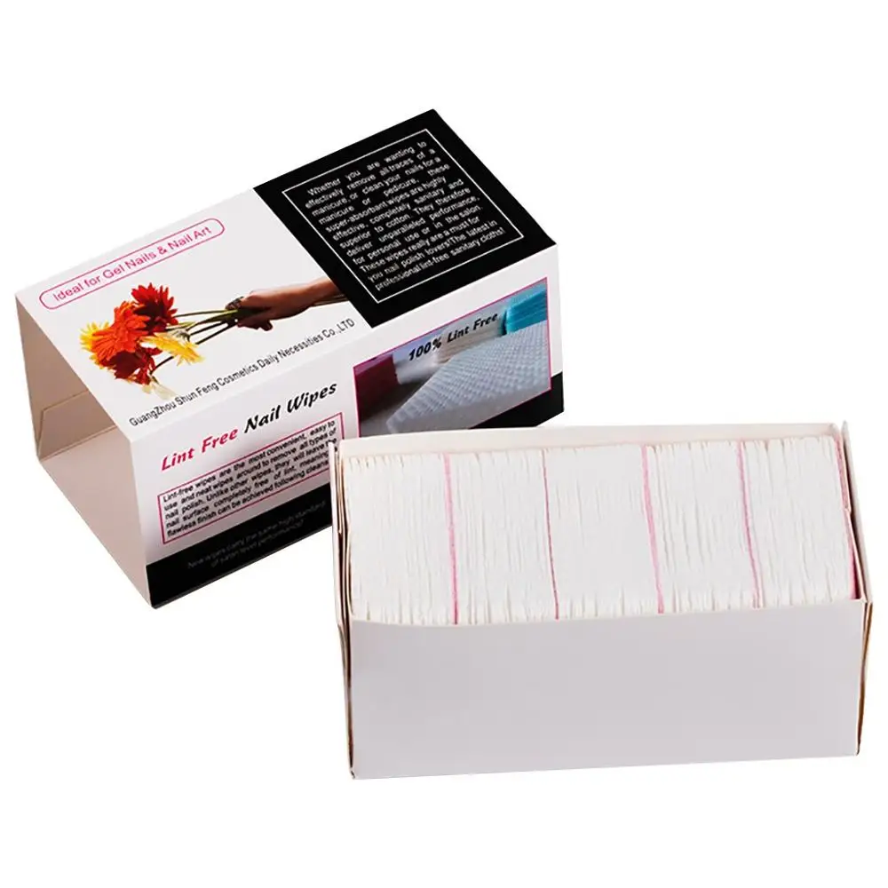 1 box ROSALIND Гель-лак для удаления для снятия лака для ногтей разгрузка хлопок 250 шт одноразовый удалитель из хлопка - Цвет: 1 box
