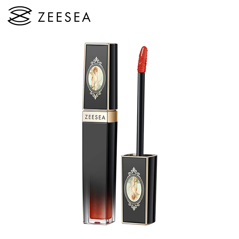 Lip Gloss Cosmetic Lip-Glaze Liquid-Lip Angel-Cupid Velvet ZEESEA Waterproof Matt Long-Lasting