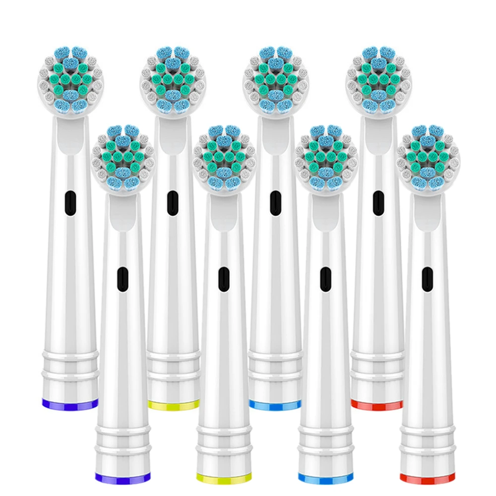 8 шт. сменные насадки для зубной щетки с мягкой щетиной Oral B Electric Advance Power/Pro Health/3D