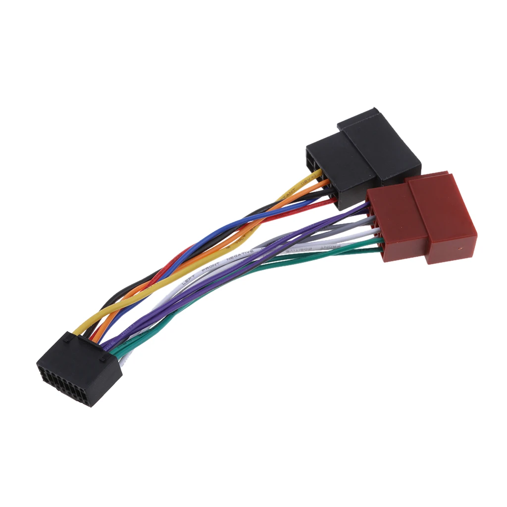 Car Radio Sound Adapter Cable 16 Pin Iso Socket For Kenwood / Jvc - Wire -  AliExpress