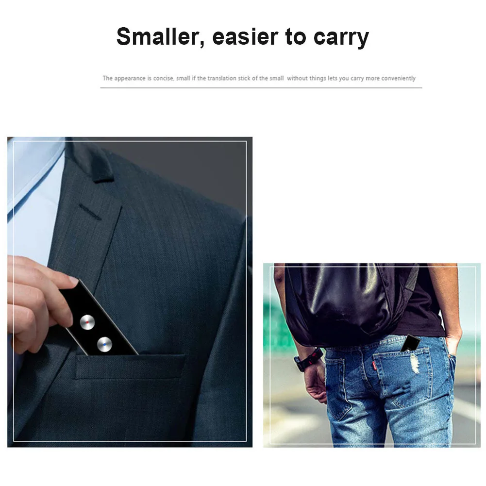 

Smart Voice Speech Translator Two-Way Real Time 30 Language Translation for Travelling Meeting New VDX99