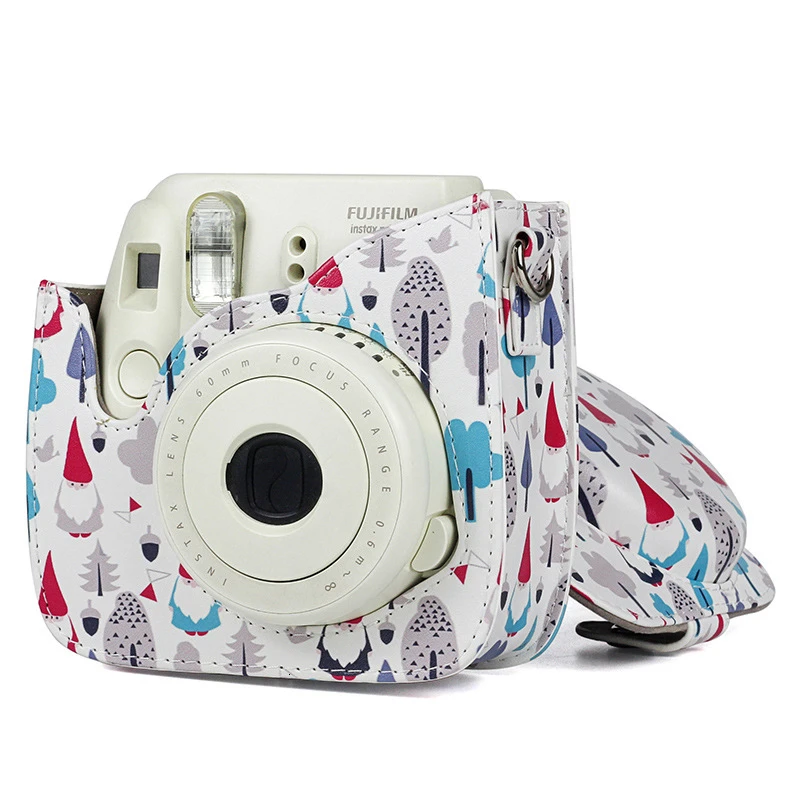 Чехол для камеры Polaroid Fujifilm Instax Mini 8/8+/9 Рождественская сумка из искусственной кожи наплечная сумка для камеры Mini8 Mini8