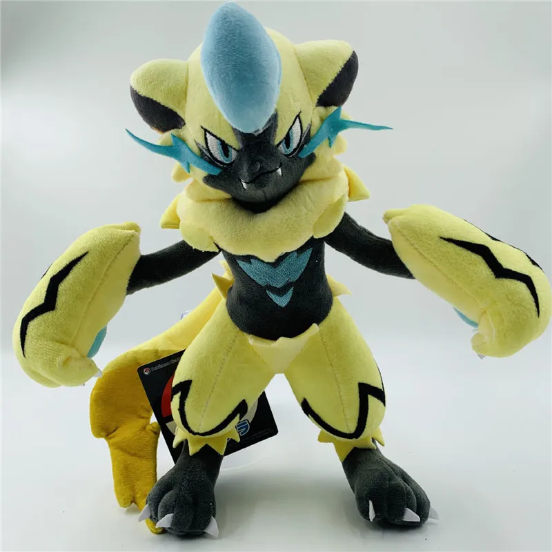32cm Big Size Zeraora Cartoon Plush Toys Anime Cartoon Birthday Cosplay Gift for Kids Children  (1)