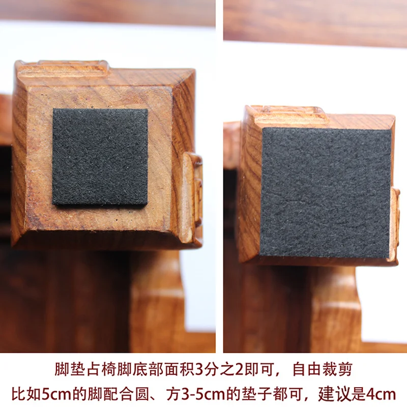 18-128pcs Chair Table Leg Felt Pads Self Adhesive Floor Scratch Protector Mute Non-slip  Feet Mat DIY Furniture Accessories