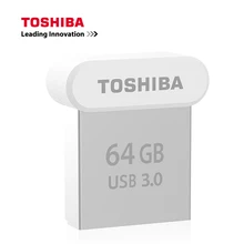 TOSHIBA Металл Мини палец памяти флеш-накопитель USB 3,0, объемом памяти 32 Гб или 64 ГБ флэш-накопитель 120 МБ/с. U диск 128G