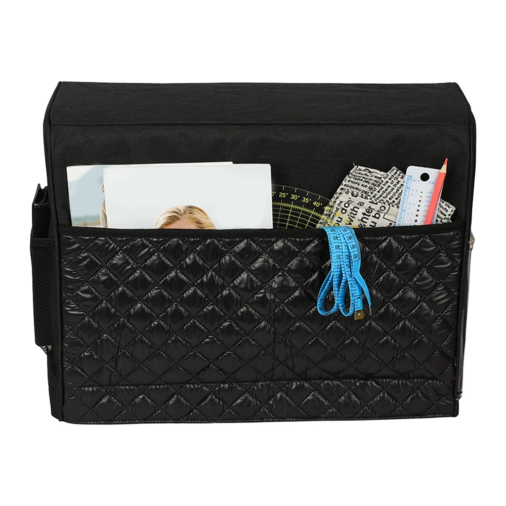 Sewing Storage Bags Quilted Machine Dust Cover Pockets Most Standard Singer Brother Machines Household Sewing Tool Storage Bag