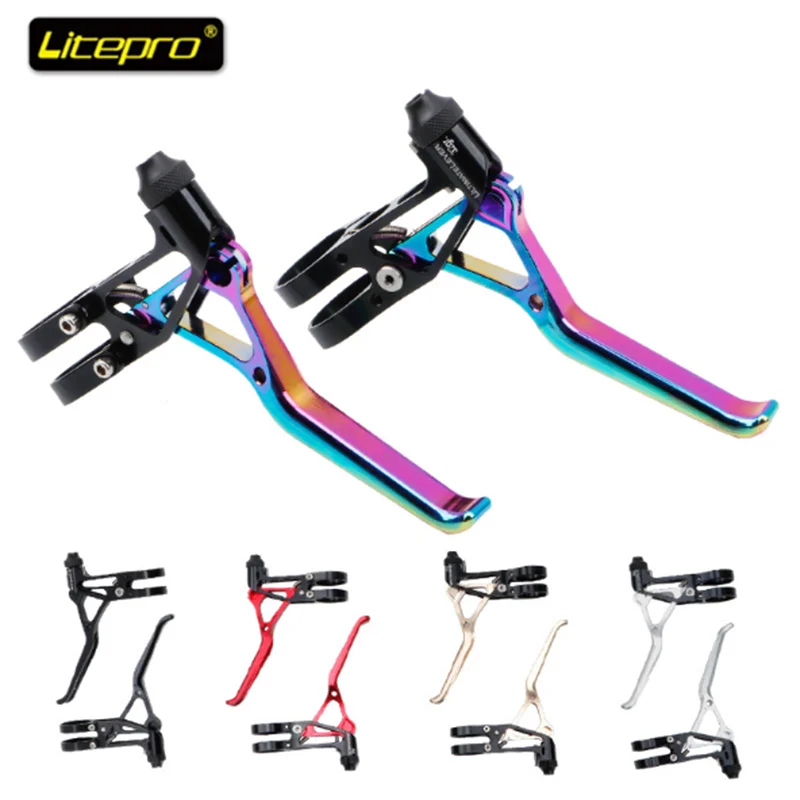 Litepro тормозной рычаг для шоссейного велосипеда V brake Al 7075 cnc Ультралегкая Складная