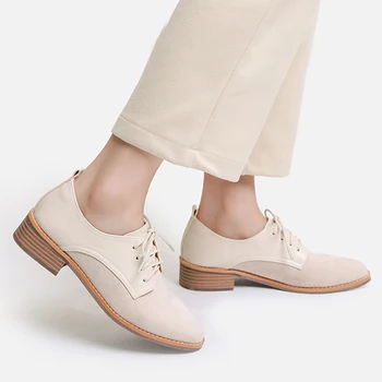 

Women oxford Spring shoes flock loafers for woman sneakers female oxfords ladies single shoes 2020 laces summer shoes