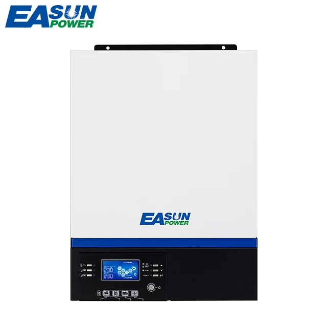 EASUN POWER-블루투스 태양광 인버터, 220V 48V 50Hz 500Vdc 80A 5000W 순수 사인파