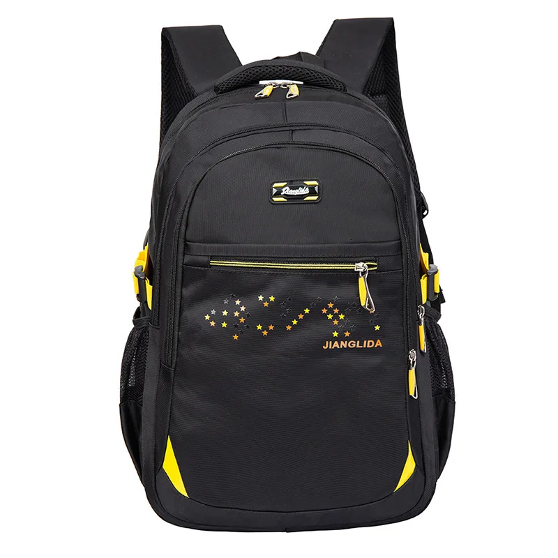 Backpacks Schoolbag Children School Bags for Teenagers Boys Girls Big Capacity Waterproof Satchel Kids Book Bag Mochila escolar - Цвет: yellow