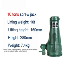 10 т спиральный домкрат механический зубчатый домкрат 10 тонн Домкрат стабильный