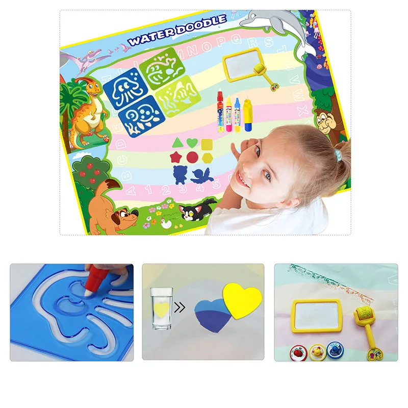 

CHILDREN'S Intelligence Toys Magic Canvas-Washing Baby Early Childhood Drawing Graffiti Painting Canvas 150*100