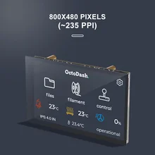 

4INCH CTP LCD Screen 800x480 Pixels Capacitive Touch Screen For 3D printer Octoprint UI for Raspberry Pi 4 Model B1