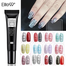 Elite99 ネイルスタンプゲルワニスカラフルなネイルアートの装飾プレート印刷ポーランド漆ソークオフ UV ランプマニキュア(China)