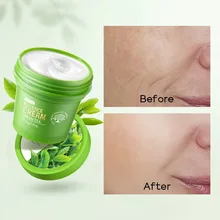 Acne Treatment Cream Green Tea Oil Control Moisturizing Nourishing Face Care Anti-Aging Firming Repair Dryness Day Night Cream