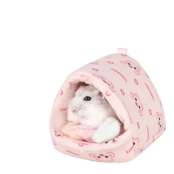 

Cartoon Pattern Hamster Nest Small Pet Cushion Warm Nest Small Cotton Nest Pet Sleeping Bag