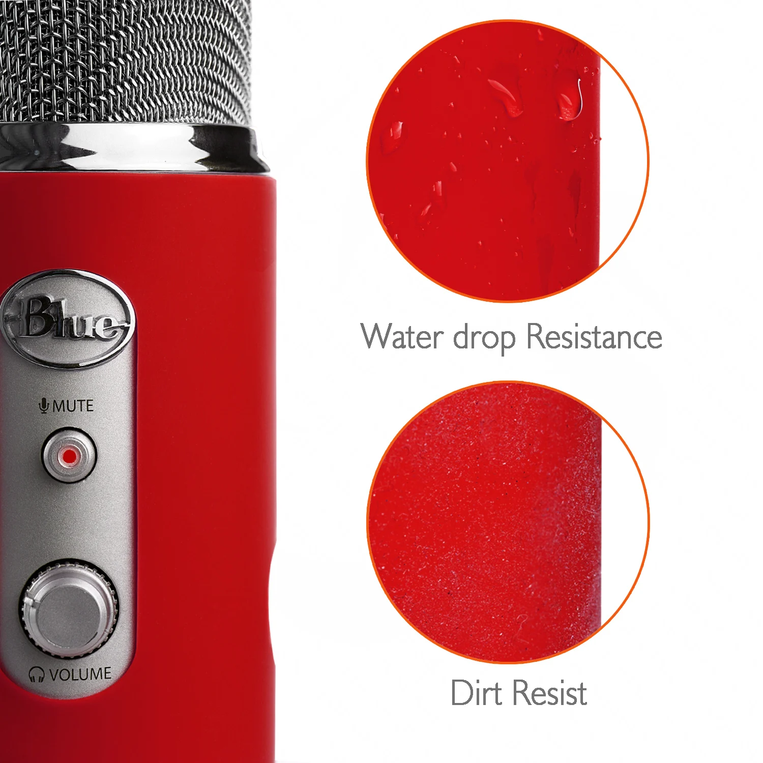 Кремниевый защитный гель пыленепроницаемый телефон ветровое стекло для Blue Yeti Pro