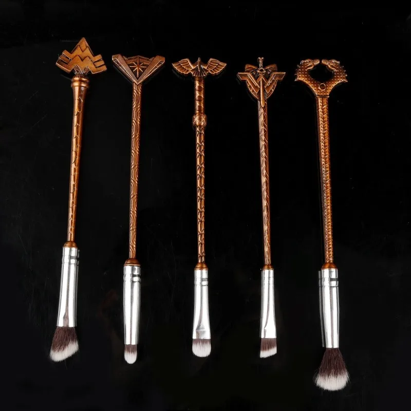 Wonder Woman Makeup Brushes Sets professional Beauty Make up Brush 5pcs/set(with bags