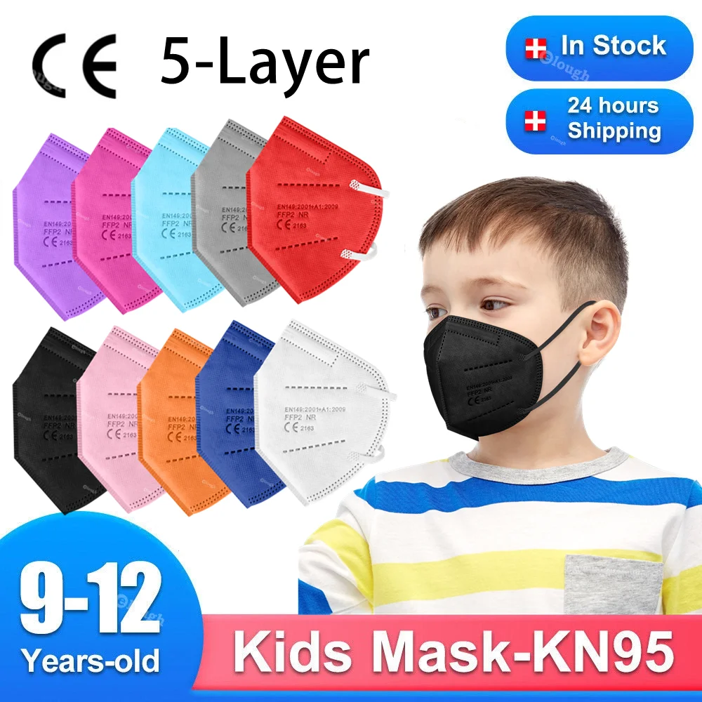 FFP 2 детская маска от 9 до 12 лет kn95 для детей ffp2mask 5-слойная mascarilla infantil fpp2 homologada |