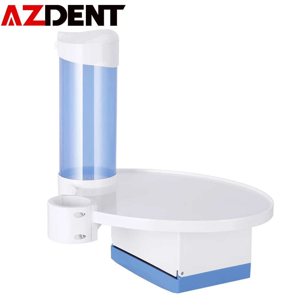 

AZDENT 3 in 1 Dental Lab Chair Tray Accessories Disposable Cup Holder Paper Tissue Box Dentistry Oral DentistryCare Instrument