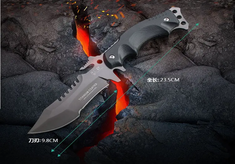 Hx нож для выживания на открытом воздухе G10 ручка с нейлоновой ножкой охотничьи