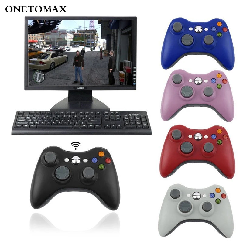 2.4G Wireless Gamepad For Xbox 360 Joystick Wireless Controller with PC Receiver For Windows 7 8 10 for Xbox 360 Games Joypad