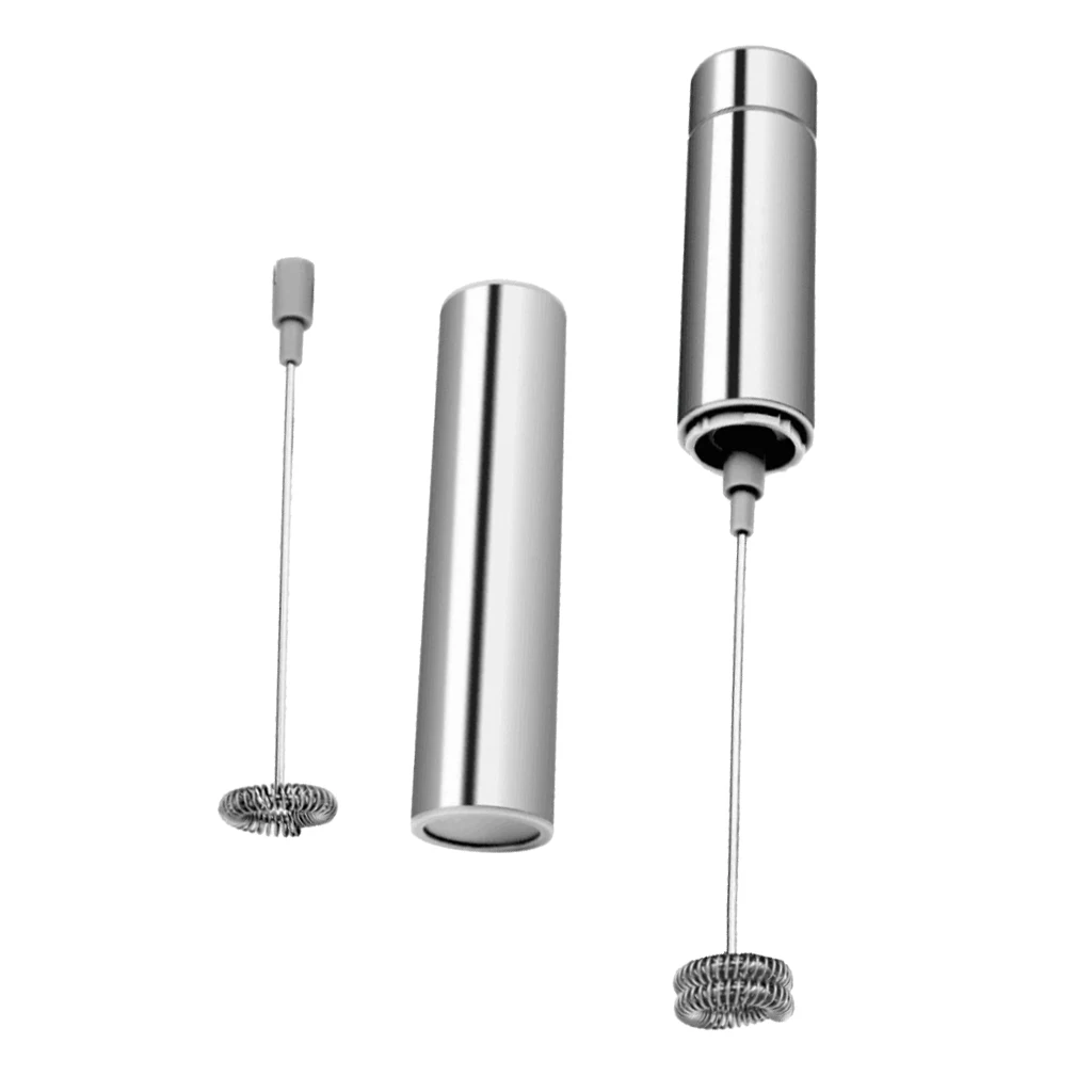 Electric Battery Powered Whisk Coffee Milk Mixer Stirrer Frother Egg Beater