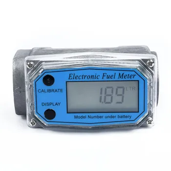 

Pro Turbine Digital Fuel Flow Meter For Diesel Water Urea BSPT/NPT 1 150L/Min