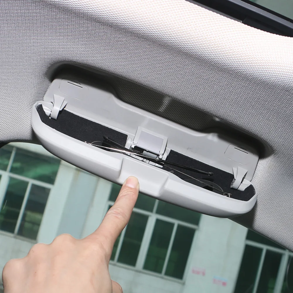 Автомобильный футляр для солнцезащитных очков держатель очки ящик для хранения для Audi A3 A4l A5 A6L S3 S5 Q5l Q3 Q5 Q7