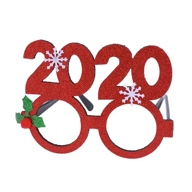 2020 Glasses Frames New Year Party Supplies Costume Accessories Spectacles Frames Pranking Props New Year Party Decoration