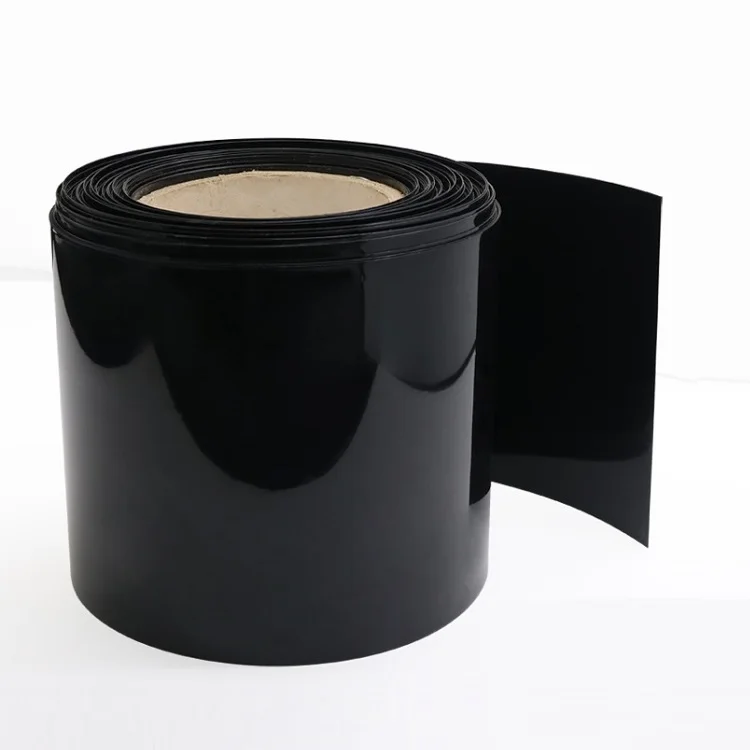 170mm Width 18650 Lithium Battery Film Wrap PVC Heat Shrink Tube Sheath Cover Insulated Cable Sleeve Pack Protection Blue Black