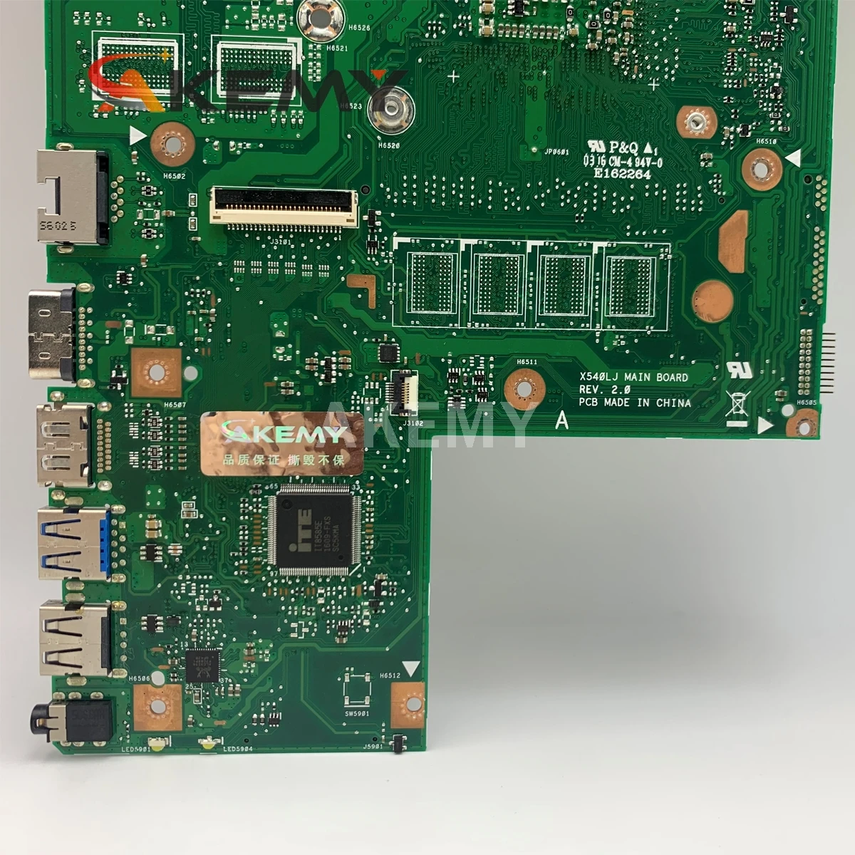 Akemy X540LJ Laptop motherboard for ASUS VivoBook X540L R540L F540L A540L original mainboard NO-RAM I3-5005U