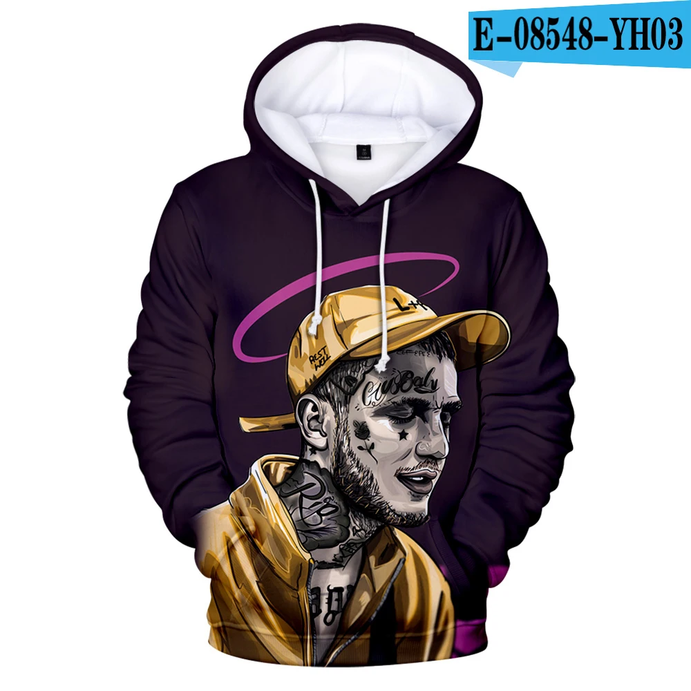 Прямая поставка, Lil, толстовки с капюшоном, свитшоты, Hell Boy Lil. Peep, Мужской пуловер с капюшоном для мужчин и женщин, осенне-зимняя толстовка с капюшоном для малышей - Цвет: 3D