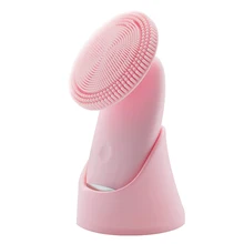 

Facial Cleansing Brush Electric Silicone Makeup Remover Face Skin Care Tools Waterproof Sonic Cleanser Facial Beauty Massager