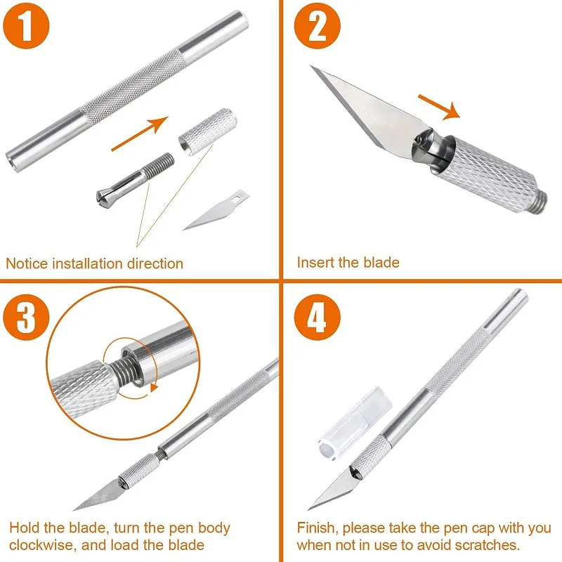 Craft Knife Precision Cutter and Self Healing Cutting Mat Hobby