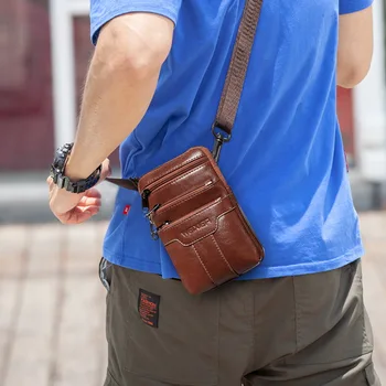 

Adisputent Vintage Men Messenger Bag PU Leather Male Mini Flap Travel Handbag Man Shoulder Bag Small Crossbody Men Leather Purse