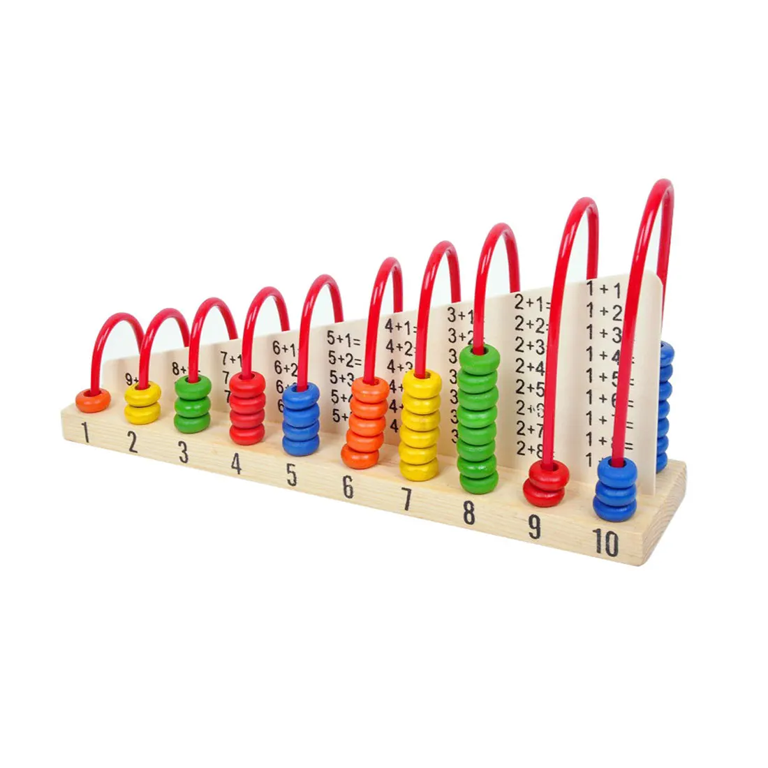 Деревянные Abacus костяшки математические игрушки облака вычисления бусина блоки Дети Раннее развитие образовательный подарок для детей - Цвет: 1