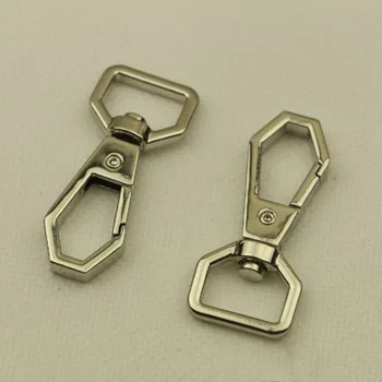 

2PCS Metal Lobster Swivel Trigger Clips High Quality Keychain Parts Snap Hook Spring Gate Clasps Clips Keychain Part Bag Clasps