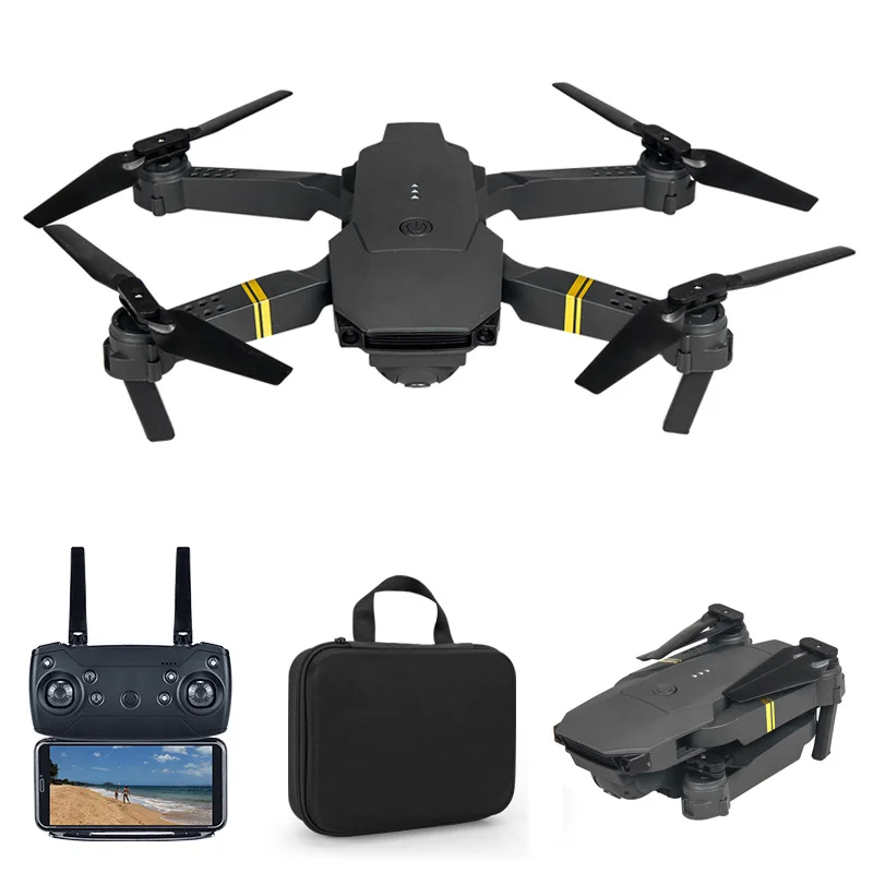 Дрон E58 WIFI FPV с широкоугольным HD 4K/1080P/720P/480P камера режим удержания высоты складной