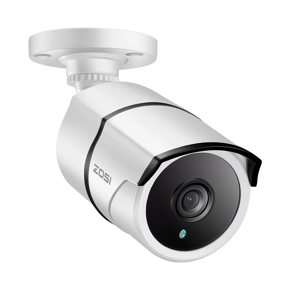 ZOSI 4K Экстремальная HD камера безопасности-8.0MP Водонепроницаемая TVI цилиндрическая CCTV bnc камера для системы видеонаблюдения для домашнего офиса с помощью
