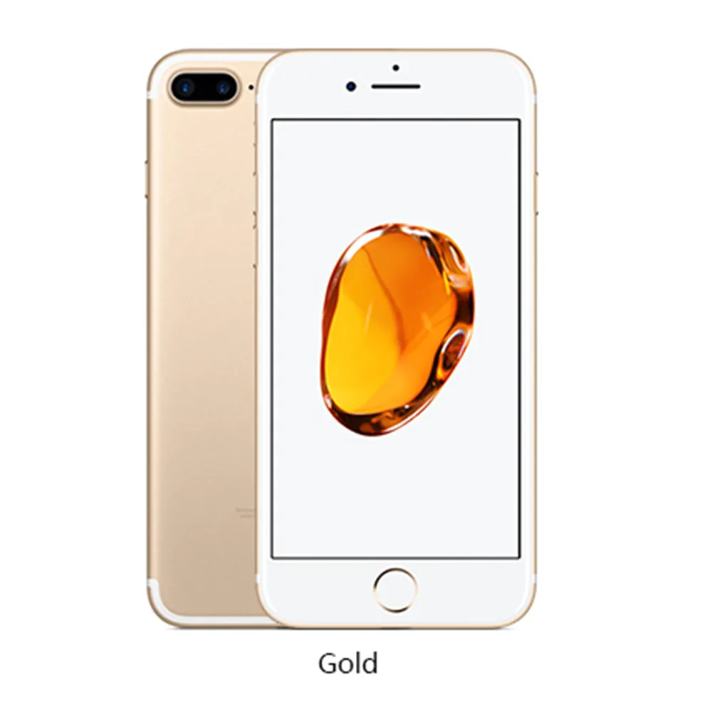 Отремонтированный Apple IPHONE 7 PLUS 32G 128GB rom мобильный телефон четырехъядерный 12.0MP камера с аксессуарами-разблокирована ЕС Plug - Цвет: Красный