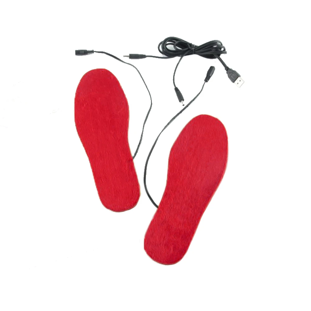 

Women Winter For Computer Workers Ski Insoles Outdoor Sports 5V Recycled Use Heated Shoes Accessories USB Foot Warmer Electric