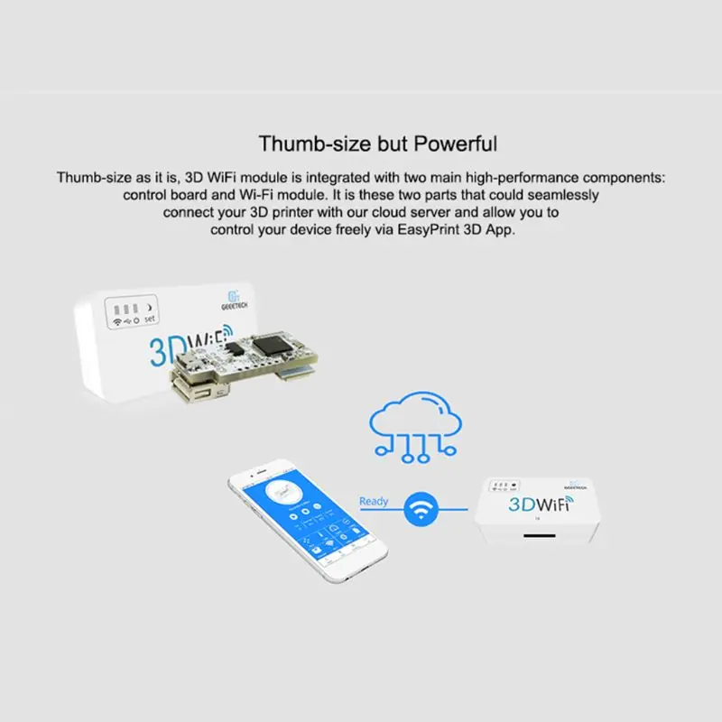 3d принтер модуль 3d принтер части материнская плата модуль беспроводной мини WiFi коробка TF карта для 3d принтера s дропшиппинг