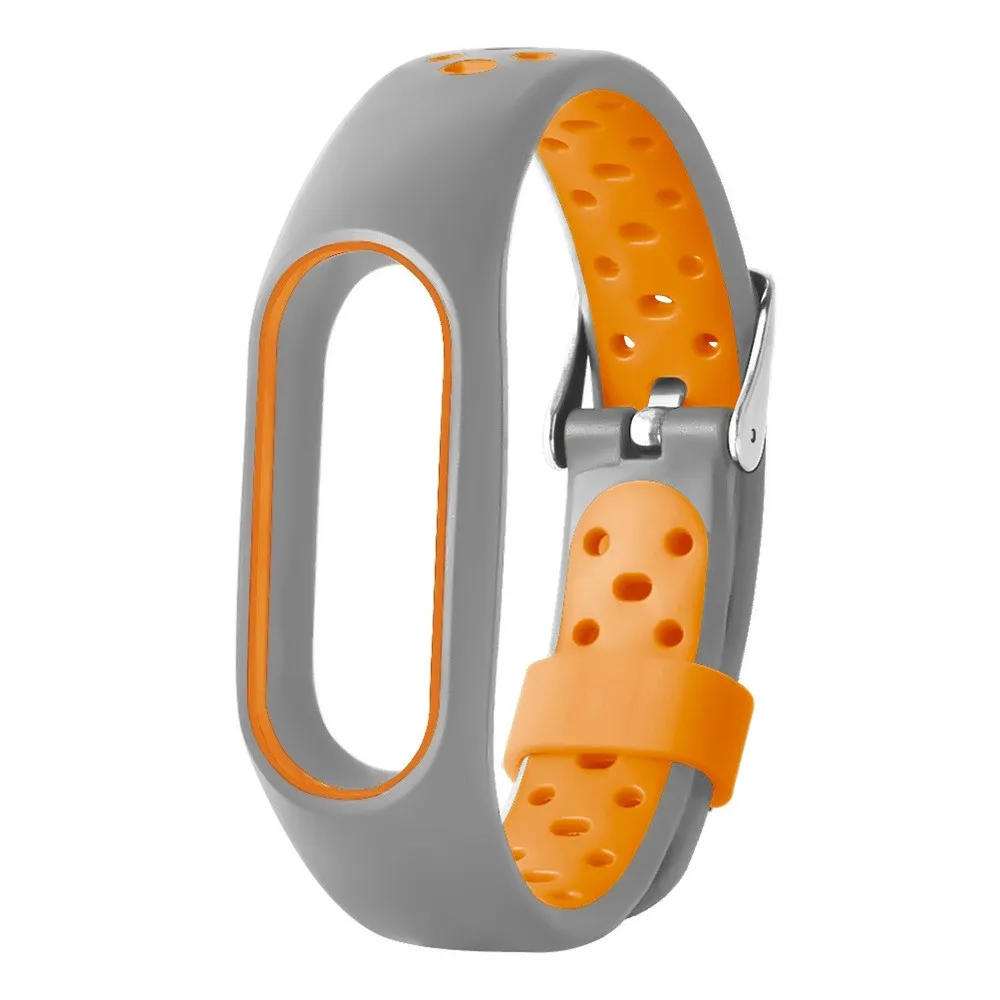 Orange Водонепроницаемый браслет для Xiaomi mi, 2 ремешка, силиконовый ремешок для mi Band 2, браслет на запястье, вентилируемый ремешок#50 - Цвет: Orange