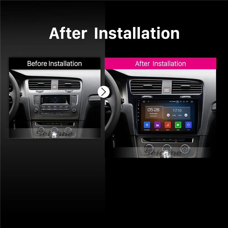 Discount Seicane 10.1 Inch OEM Android 9.0 Car Radio GPS Navi Multimedia For 2013 2014 2015 VW Volkswagen GOLF 7 WiFi BT Music SWC 5 Discount Seicane 10.1 Inch OEM Android 9.0 Car Radio GPS Navi Multimedia For 2013 2014 2015 VW Volkswagen GOLF 7 WiFi BT Music SWC 5