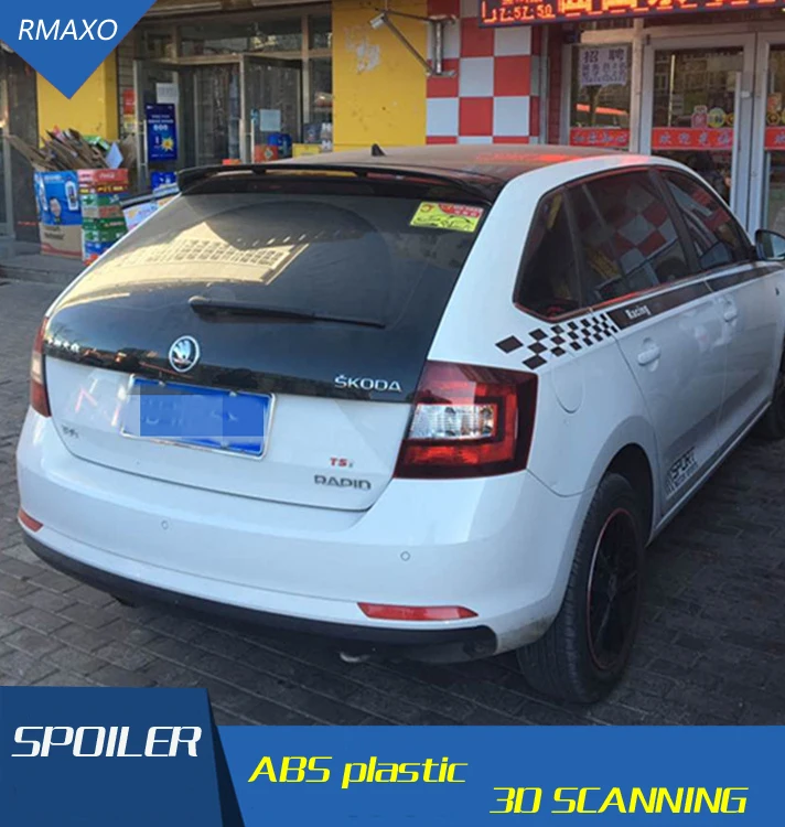 Спойлер для Skoda RAPID спойлер автомобиля 2006 2014|rear spoiler|car rear wingrear wing |