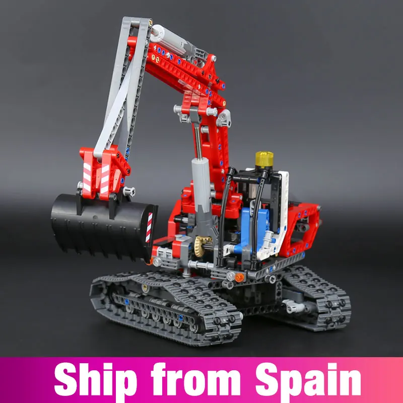 

20025 Technic Red Engineering Excavator Set the 8294 Building Blocks Bricks Educational Toys Boys Gift Compatible lego